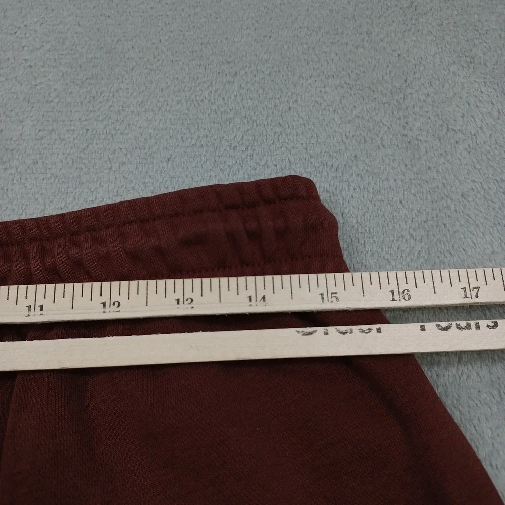 Nike Pants Womens Large Red Joggers Fleece Casual Drawstring